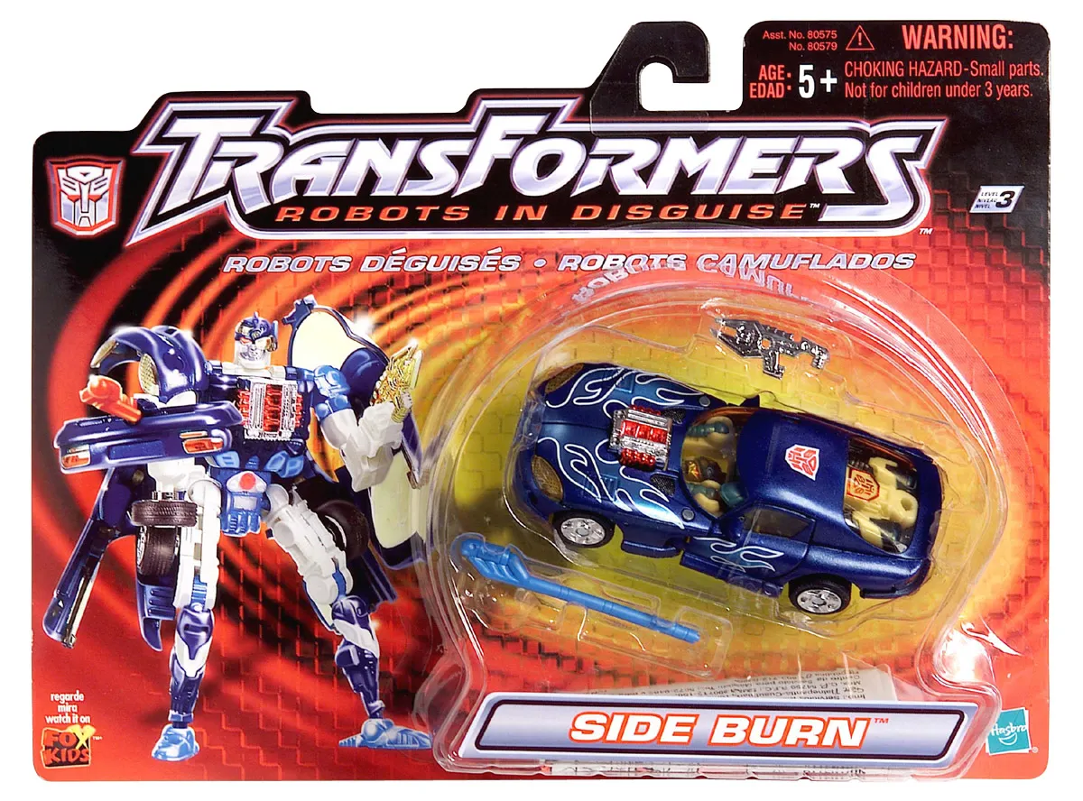 Side Burn Deluxe Class | Transformers Robots in Disguise RID
