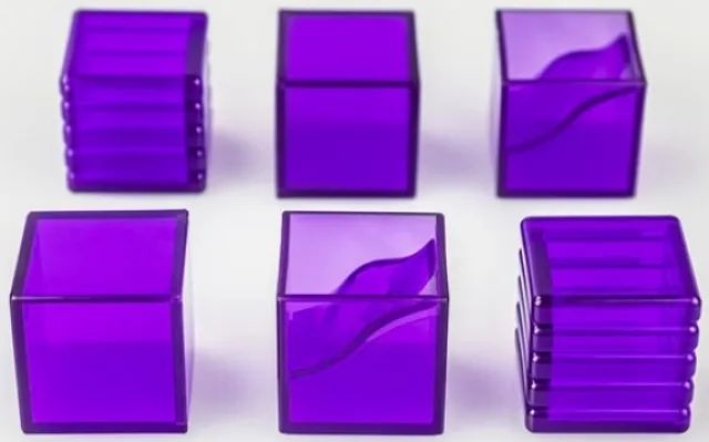 KP-15P E-Nergeon Cubes Set of 6 Purple Version | KFC Toys