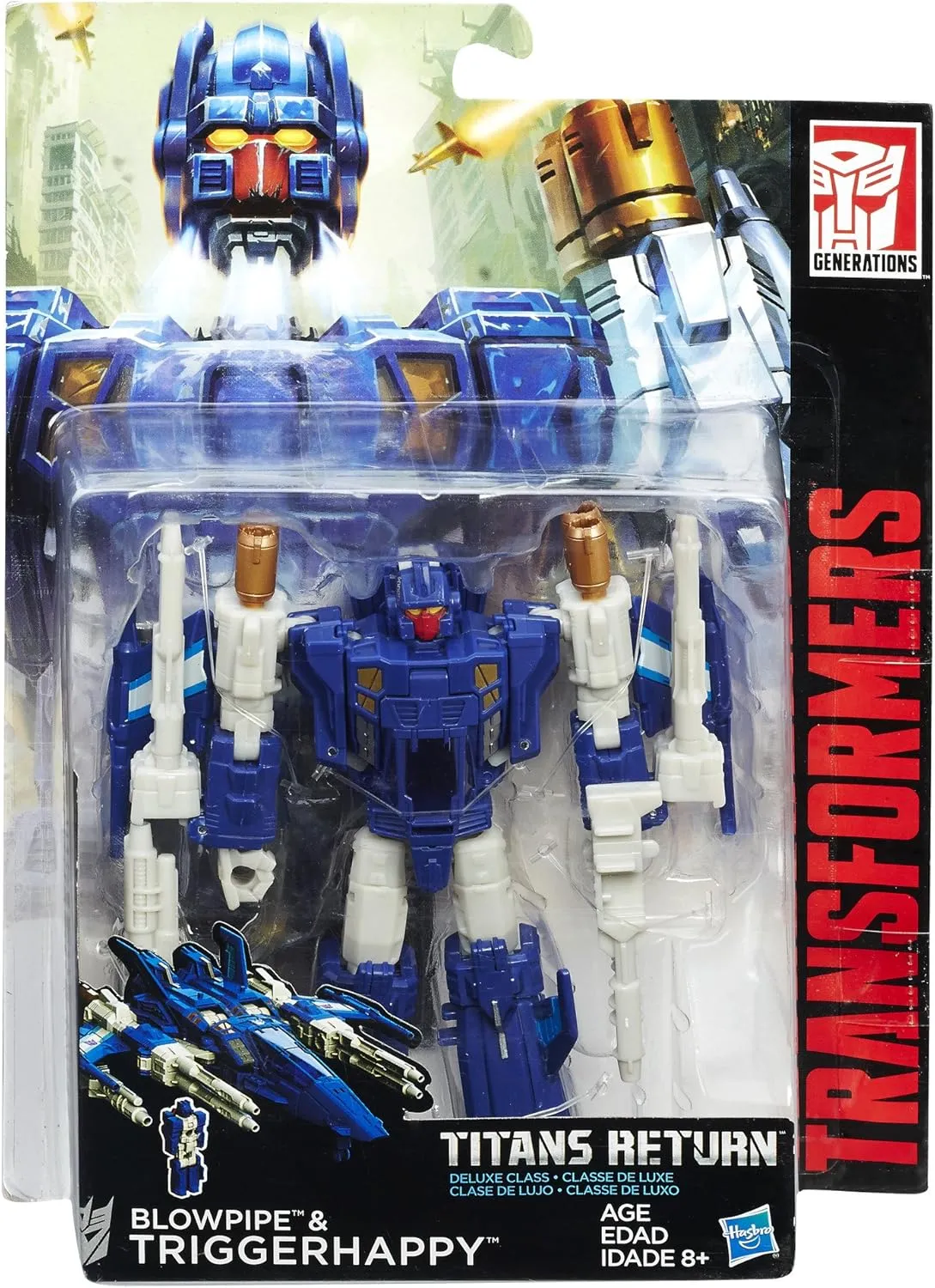 トランスフォーマー タイタンズリターン トリガーハッピー Triggerhappy and Blowpipe | Titans Return Transformers Figure