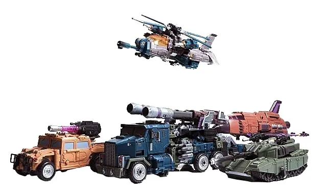WB01 Full Set of 5 Figures | Warbotron