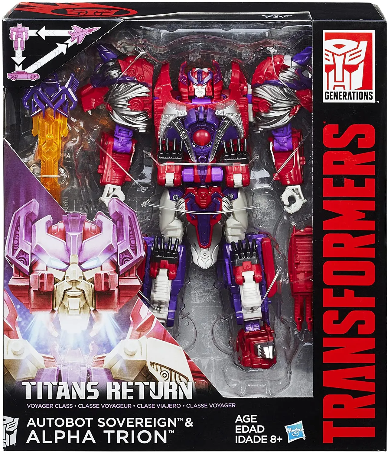Alpha Trion and Sovereign | Titans Return Transformers Figure