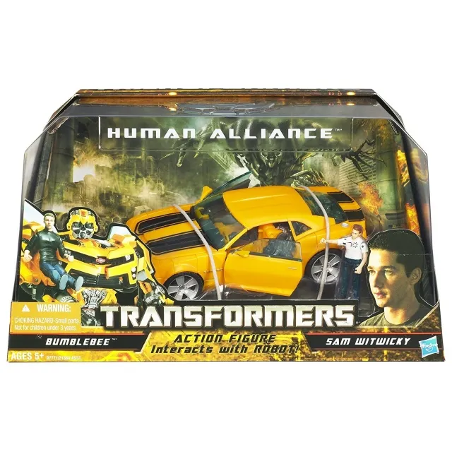 Bumblebee with Sam Witwicky White Shirt Version Human Alliance | Transformers Hunt for the Decepticons HFTD
