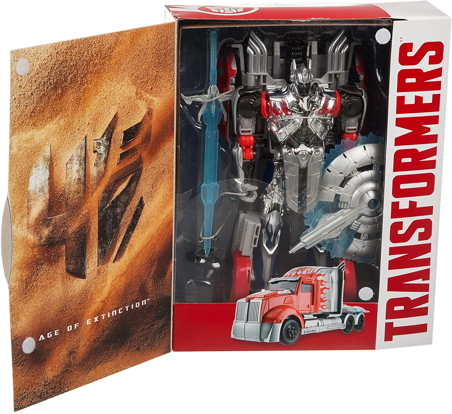 Silver Knight Optimus Prime | Platinum Edition Transformers Figure