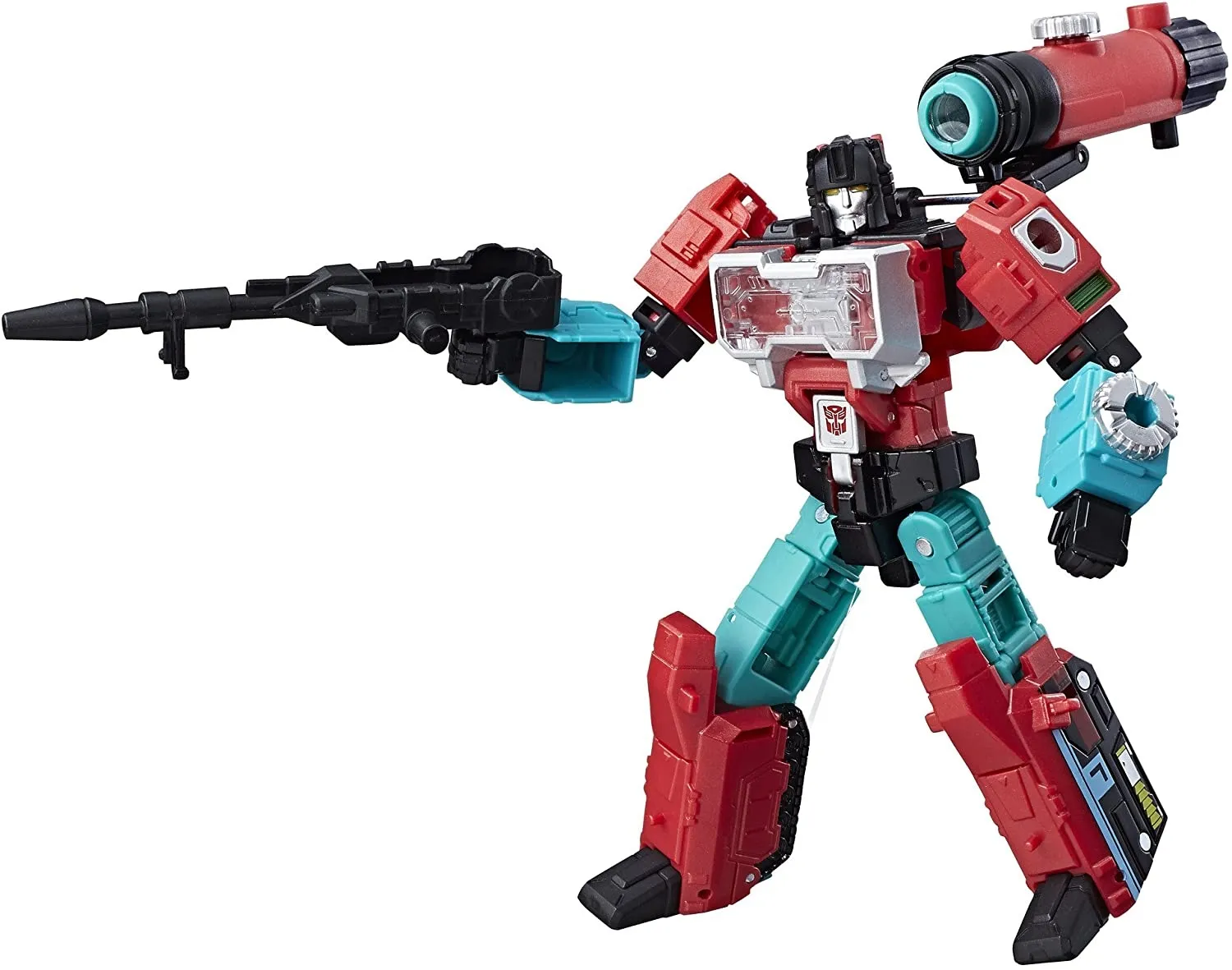 Perceptor with Convex Deluxe Class  | Transformers Generations Titans Return
