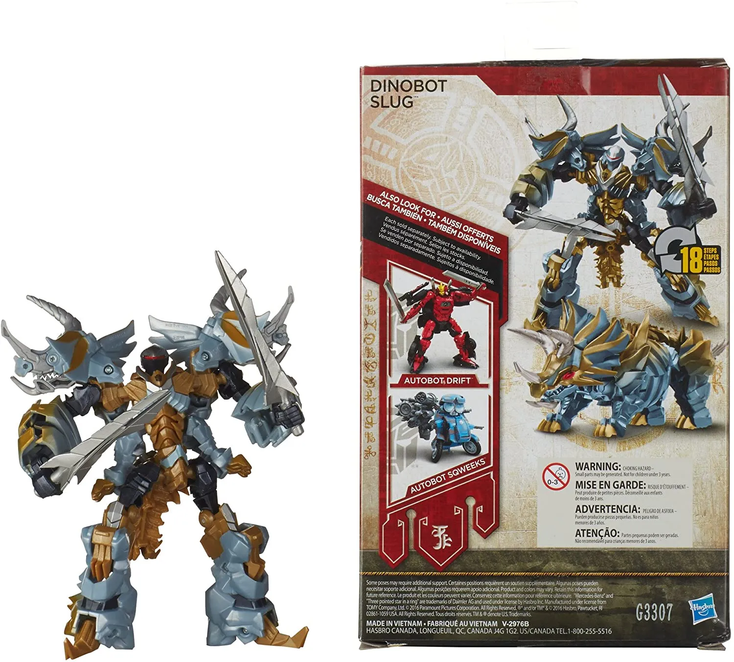 Dinobot Slug | The Last Knight Transformers Figure | TFSource