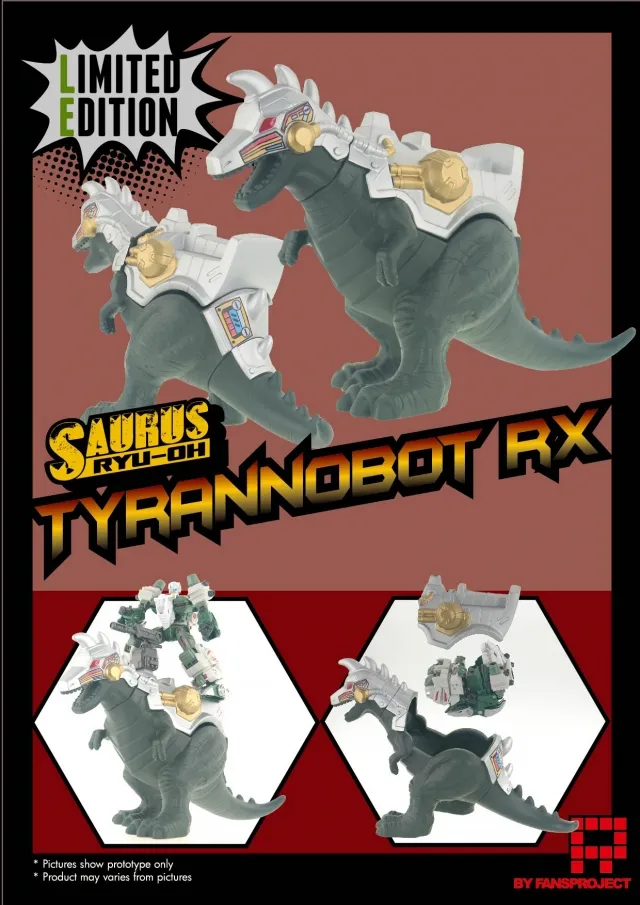 Tyrannobot RX Shell Limited Edition | Fansproject Saurus Ryu-oh