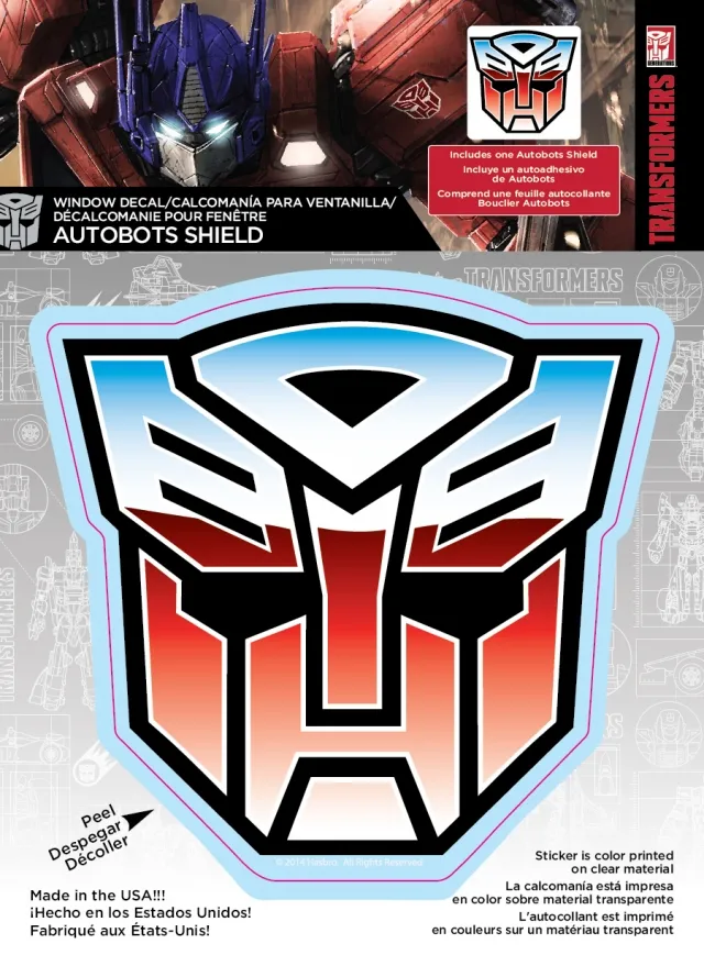 Autobot Logo Full Color Sticker | Transformers G1 Generation One