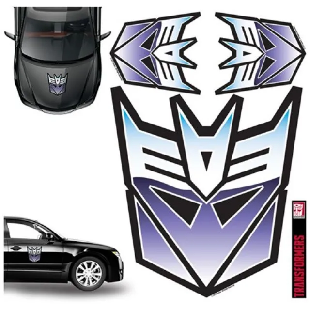 Decepticon Full Color Car Graphics Set | Transformers G1 Generation One