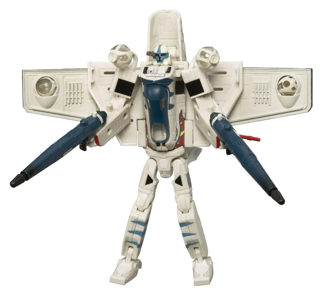 Clone Pilot to Republic Gunship | Star Wars Transformers Crossover