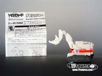 Demolisher White Version Exclusive EZ Collection | Transformers 2 ROTF Revenge of the Fallen