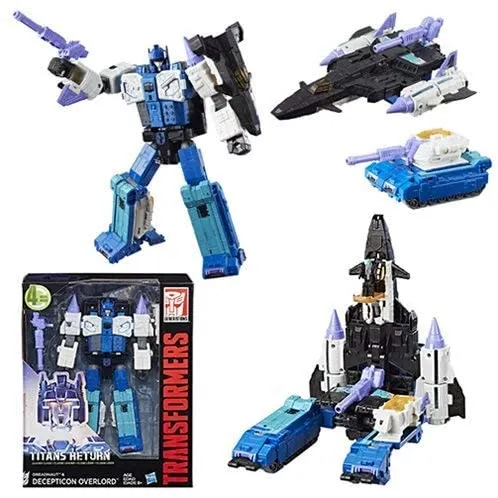 Overlord and Dreadnaut | Titans Return Transformers Figure
