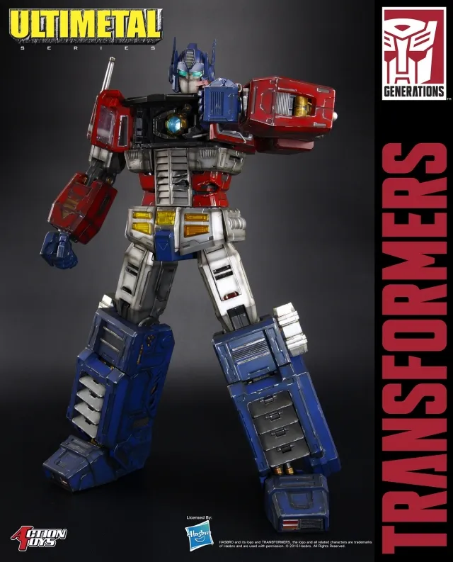 UM-01B Optimus Prime Battle Damaged Version 17-inch Figure | Transformers Ultimetal
