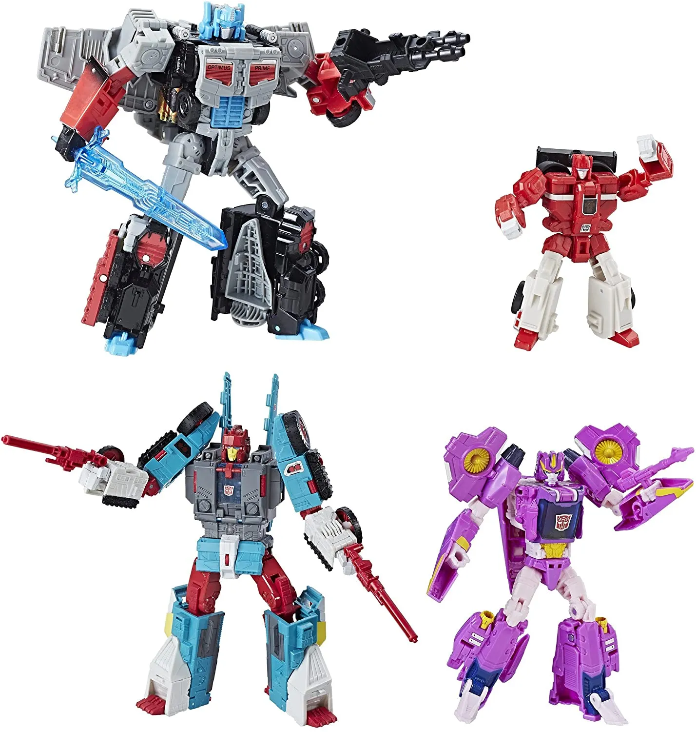 Chaos on Velocitron 5 Pack Action Figure Set | Transformers Titans Return