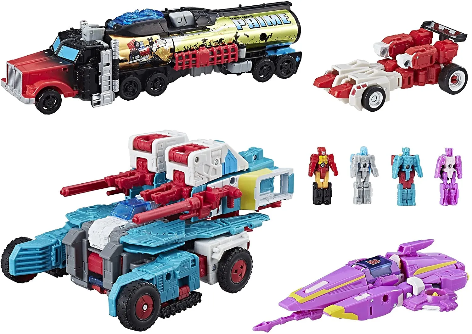 Chaos on Velocitron 5 Pack Action Figure Set | Titans Return