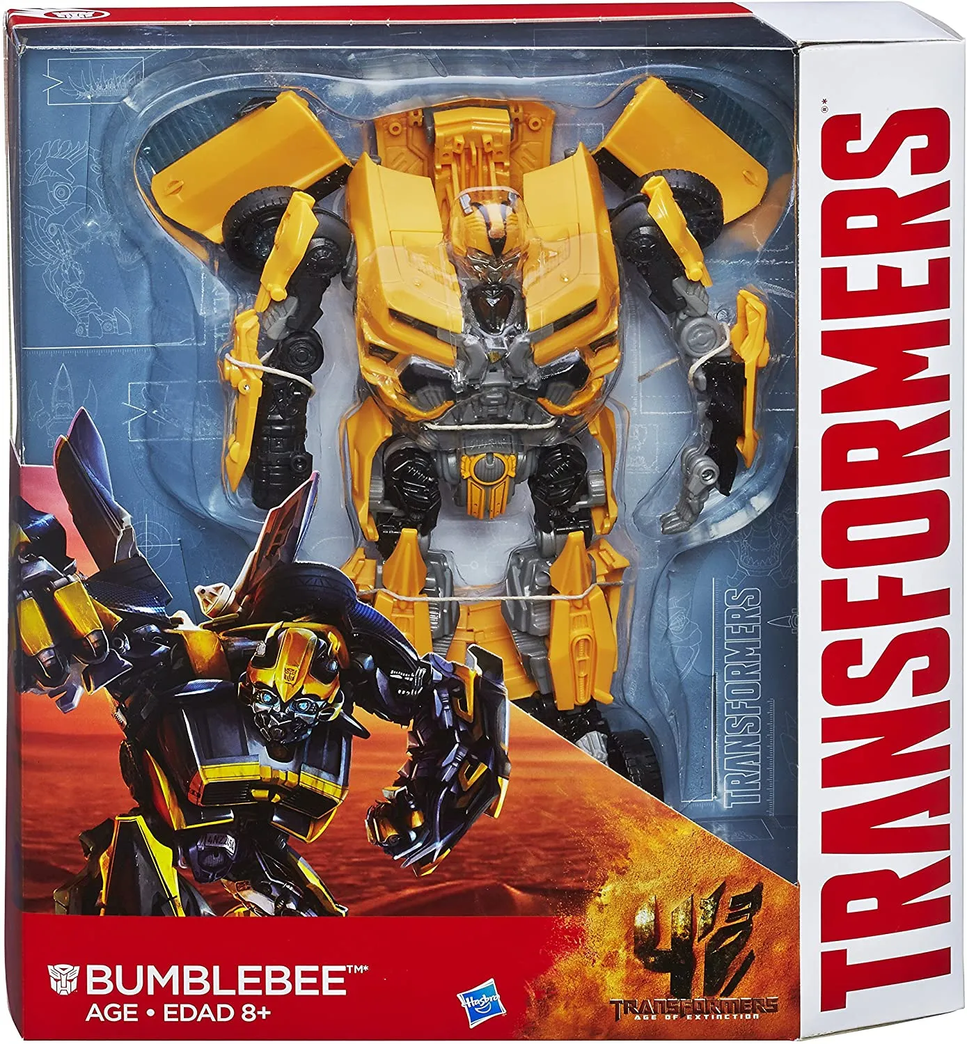 (未使用･未開封品)Hasbro Rare Deluxe Transformers Age of Extinction Bumblebee Collectors Action Figure Boys Kids Bumblebee | Age of Extinction Transformers Figure | TFSource