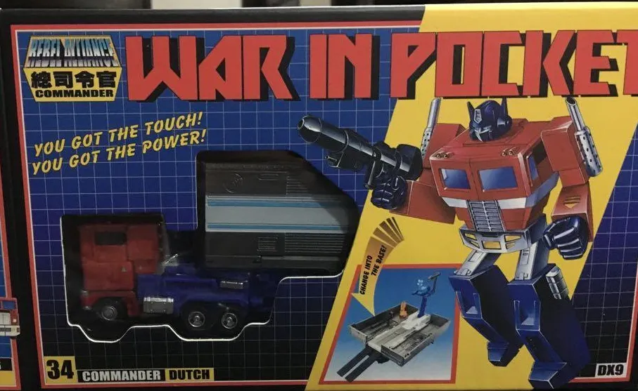 X34 Dutch | DX9 Toys 3rd Party Collectible Figure | TFSource
