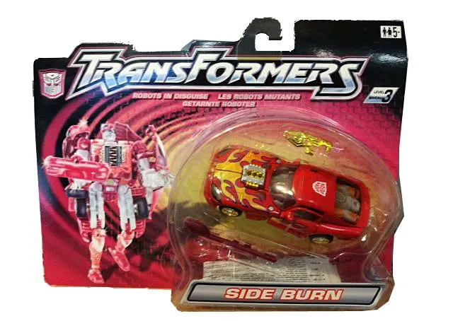 Side Burn Super Version Deluxe Class | Transformers Robots in Disguise RID