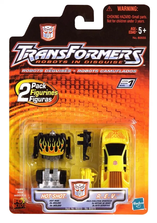 Hot Shot and R.E.V. 2-Pack Spychanger | Transformers Robots in Disguise RID