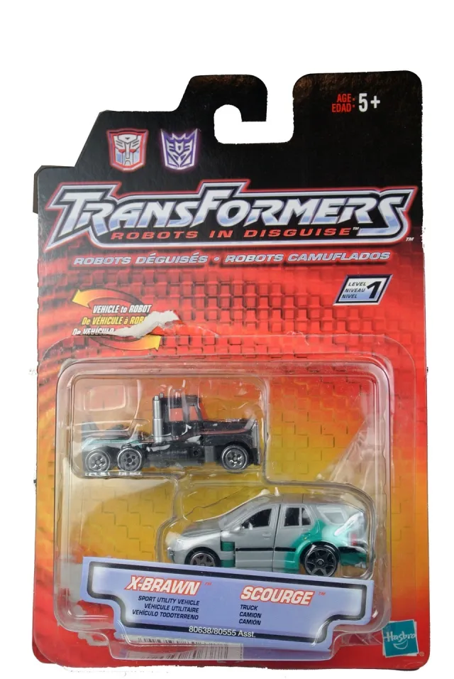 X-Brawn and Scourge 2-pack Spychanger | Transformers Robots in Disguise RID