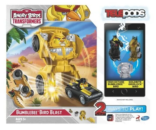 Bumblebee Bird Blast Launcher Playset | Transformers Angry Birds Telepods