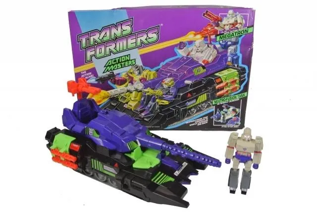 Megatron and Neutro Fusion Tank Action Masters Vintage Transformers G1