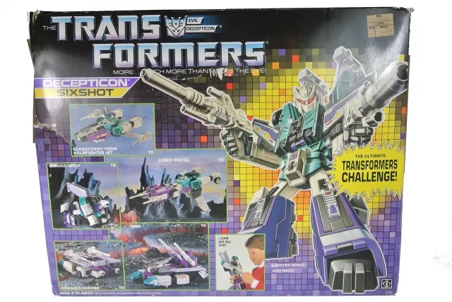 Sixshot Sixchanger Vintage Transformers G1