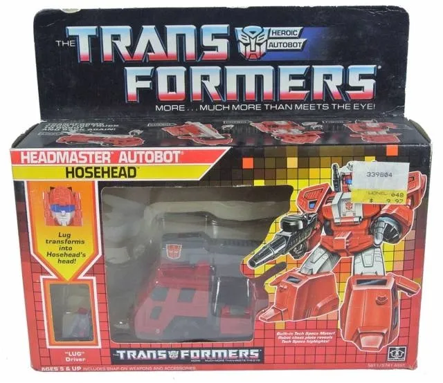 Hosehead Headmaster Vintage Transformers G1