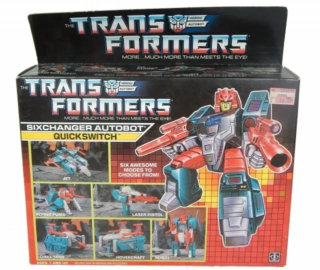 Quickswitch Sixchanger Vintage Transformers G1