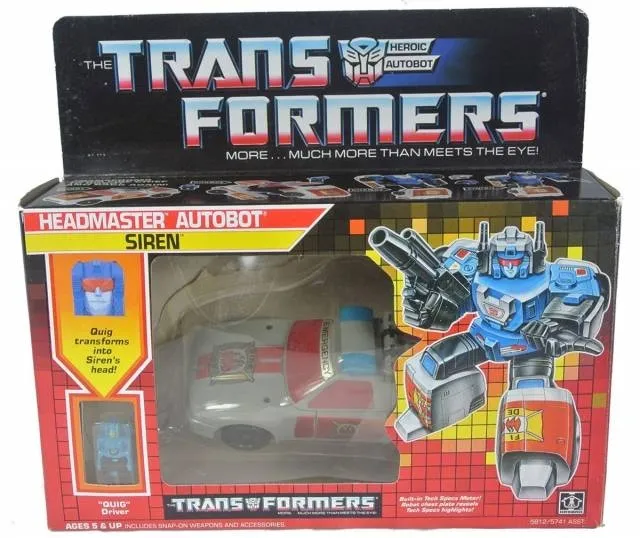 Siren Headmaster Vintage Transformers G1
