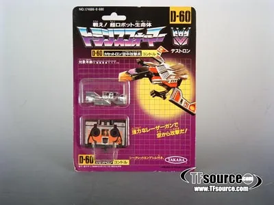 D-60 Laserbeak Cassette | Vintage Japanese G1 Transformers