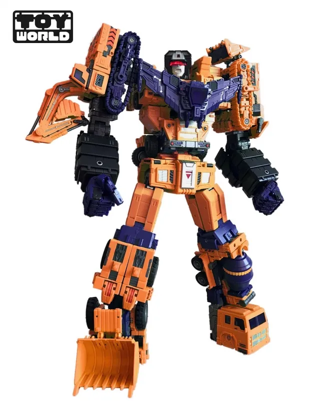 TW-C07E Orange Constructor Full Set of 6 Figures | ToyWorld 3rd