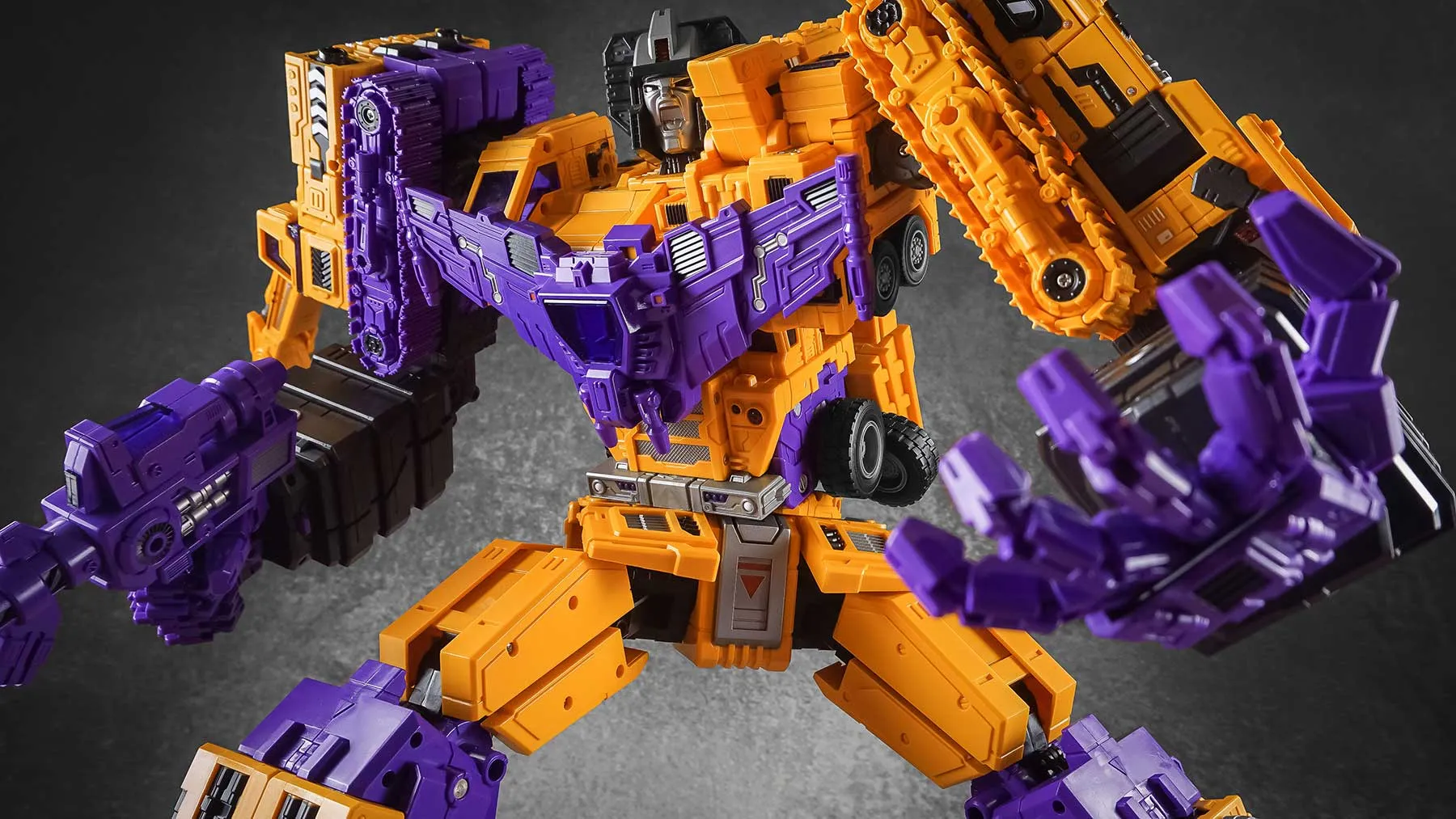 TW-C07E Orange Constructor Full Set of 6 Figures | ToyWorld 3rd