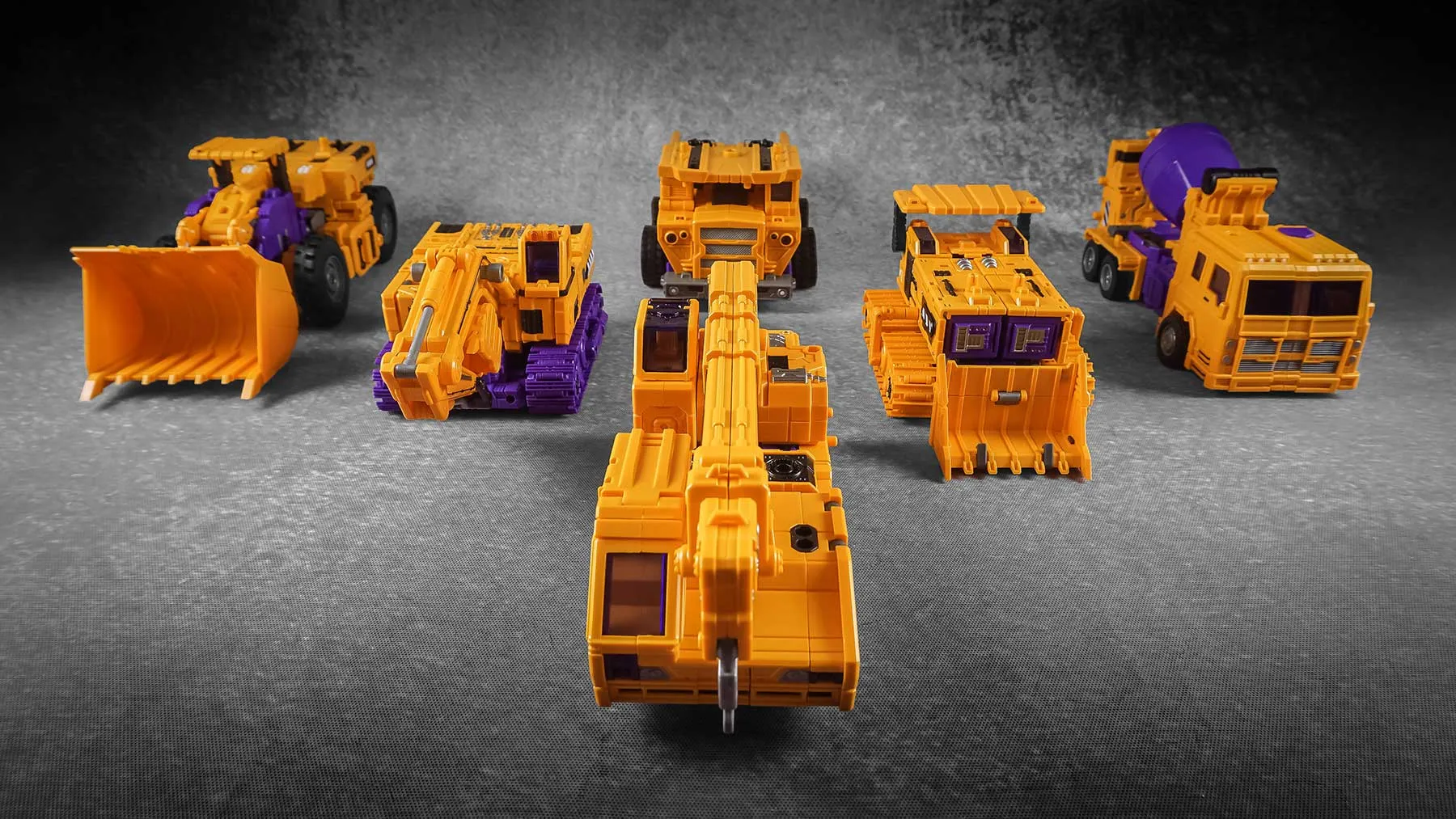 TW-C07E Orange Constructor Full Set of 6 Figures | ToyWorld 3rd
