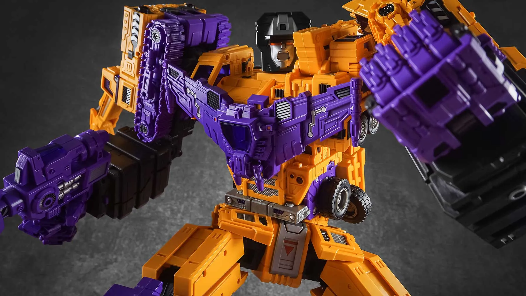 TW-C07E Orange Constructor Full Set of 6 Figures | ToyWorld 3rd
