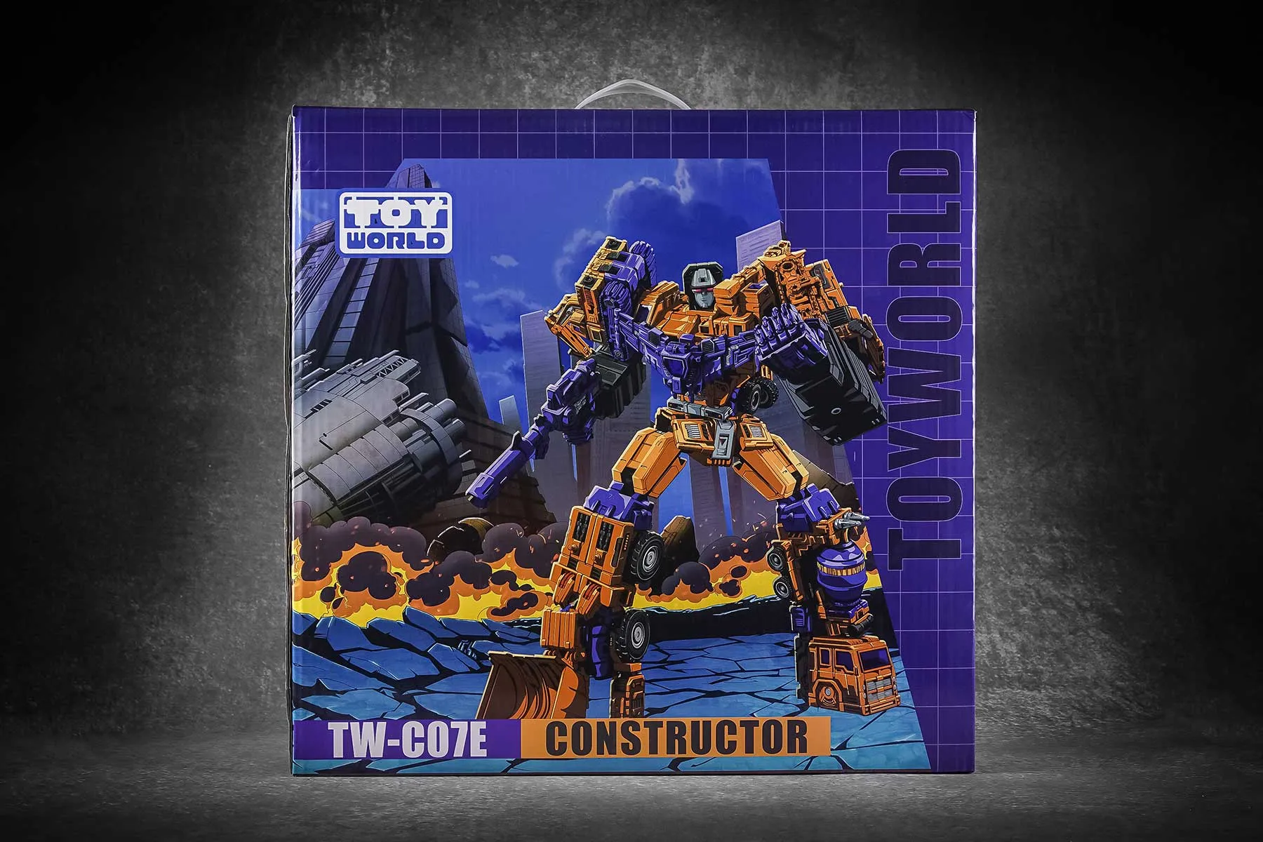 TW-C07E Orange Constructor Full Set of 6 Figures | ToyWorld 3rd