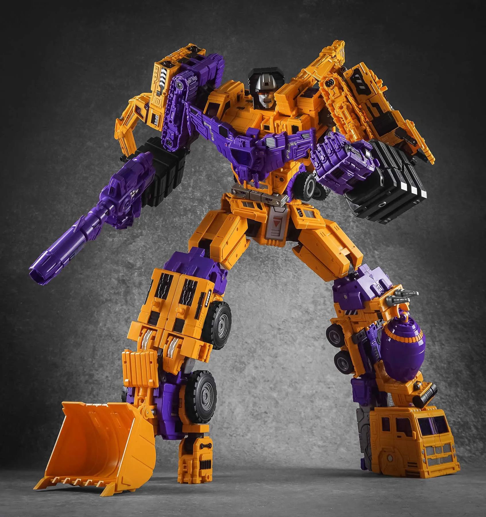 TW-C07E Orange Constructor Full Set of 6 Figures | ToyWorld 3rd