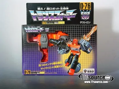 D-76 Tantrum Combiner | Vintage Japanese G1 Transformers