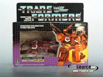 Chop Shop Insecticon Vintage Transformers G1