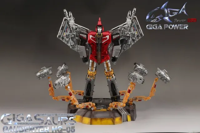 HQ-05R Gaudenter Red Chrome Version | GigaPower Gigasaurs