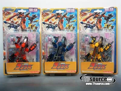GD-13 Rumble Sete of 3 Color Versions Scout Class | Transformers Galaxy Force Cybertron