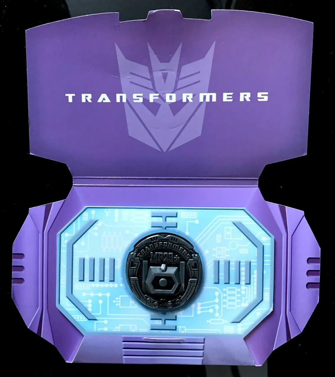 MP-29+ Shockwave Laserwave G1 Toy Version Collectors Coin | Transformers Masterpiece