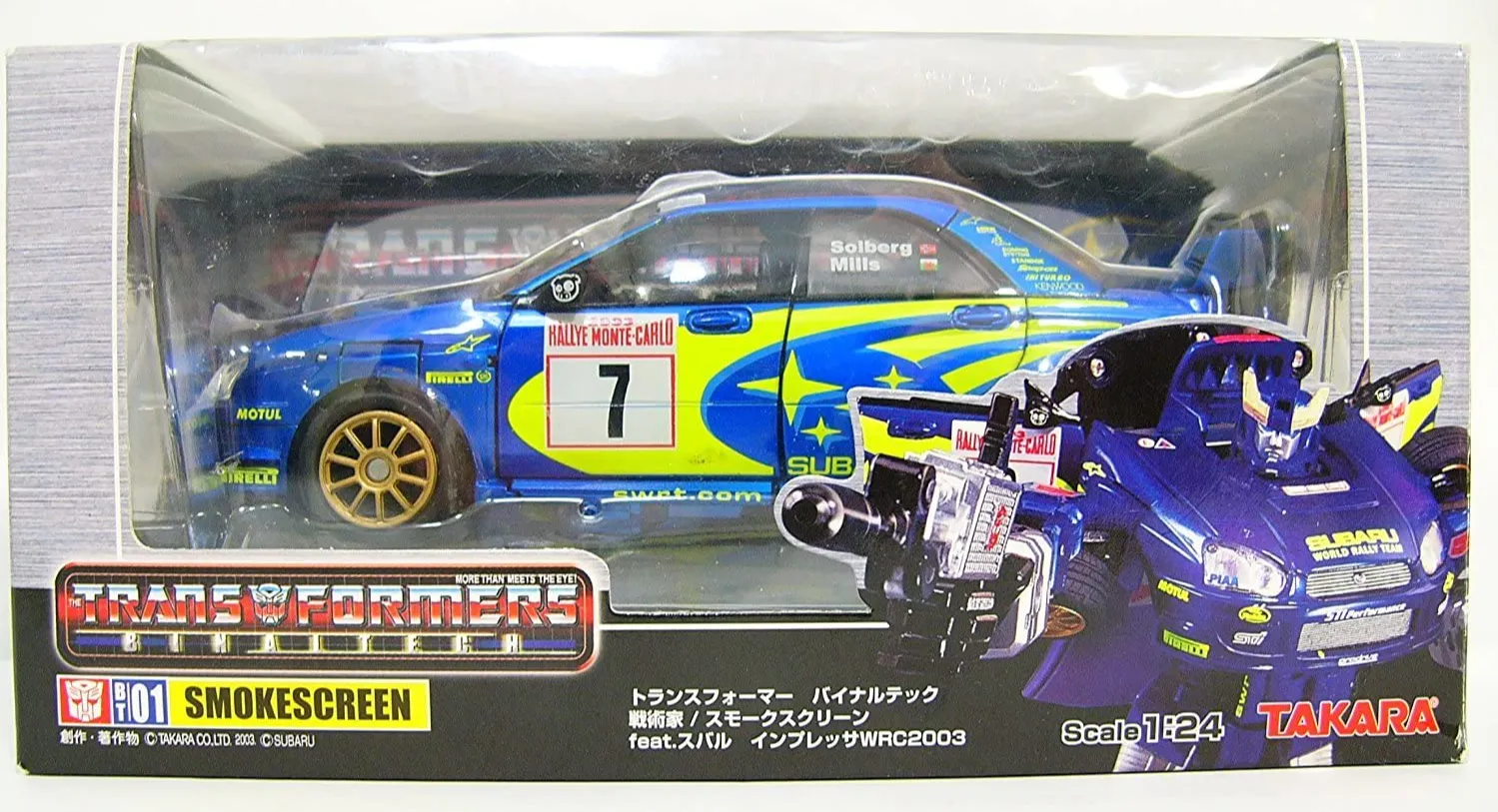 BT-01 Smokescreen #7 | Subaru Impreza WRX | Binaltech Transformers