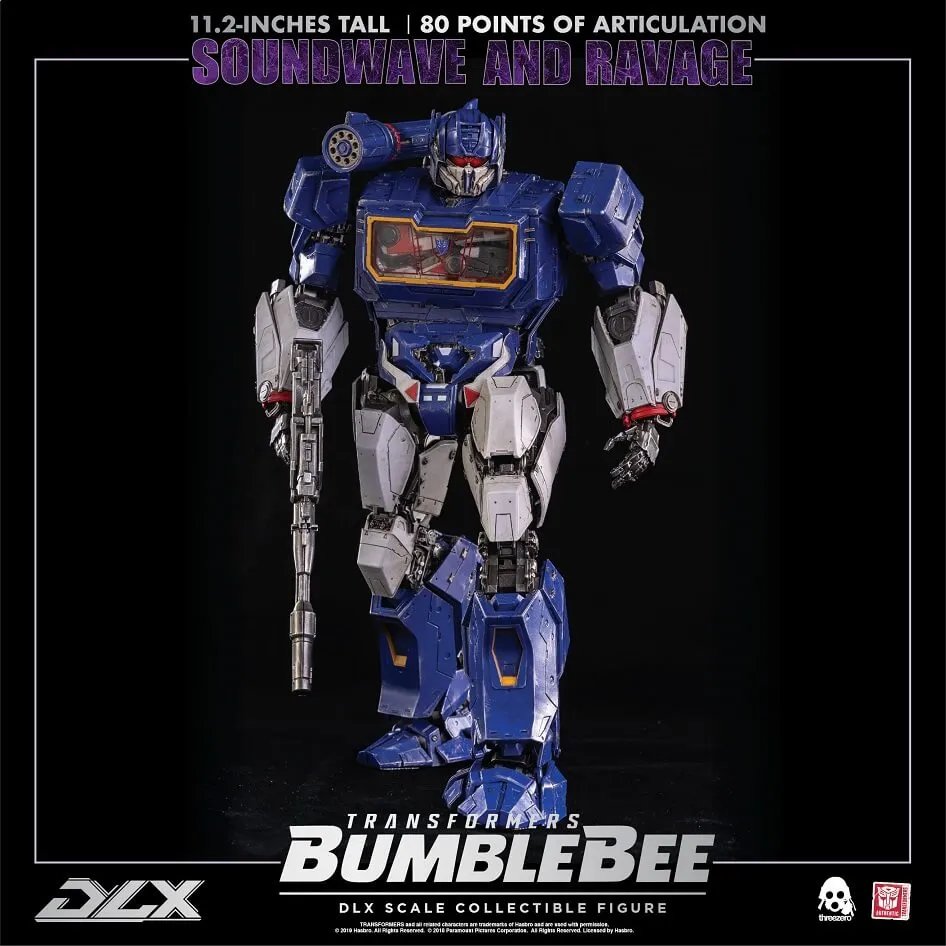 その他 ThreeZero SOUNDWAVE AND RAVAGE DLX Soundwave and Ravage Collectible Figure DLX Scale