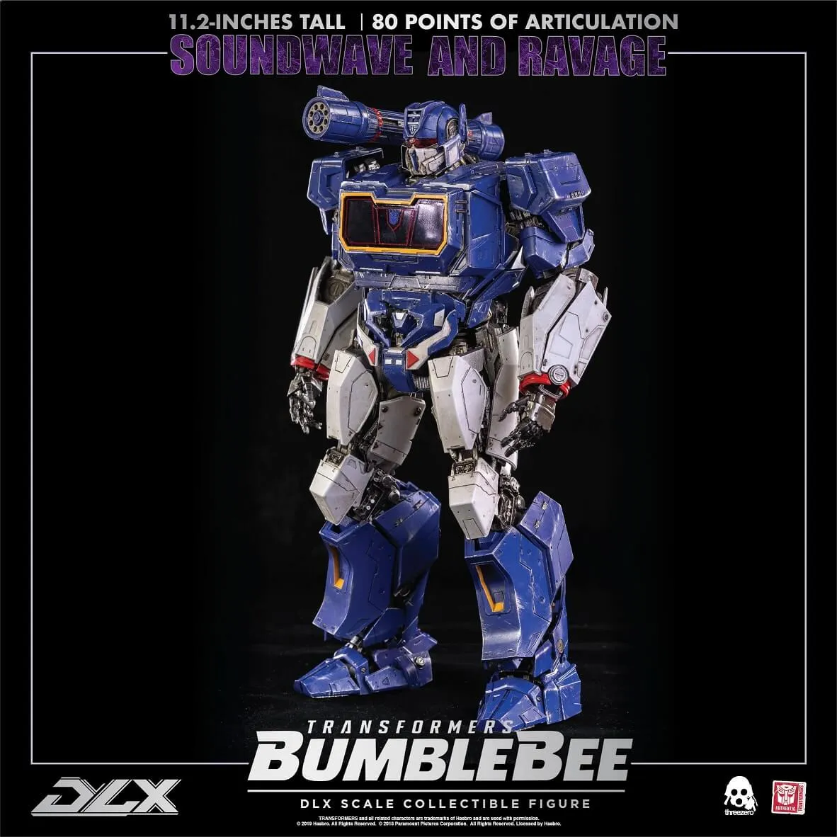 スリーゼロ　DLX サウンドウェーブ　threezero トランスフォーマー Transformers BUMBLEBEE DLX SOUNDWAVE AND RAVAGE – threezero