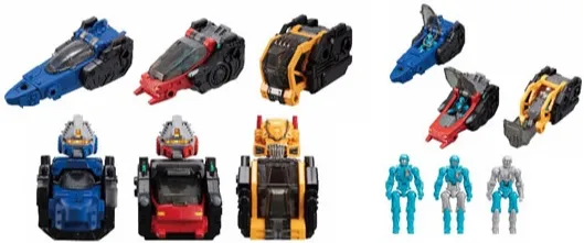 DA-53 Triverse Bullet Core Set | Diaclone Reboot | Takara Tomy