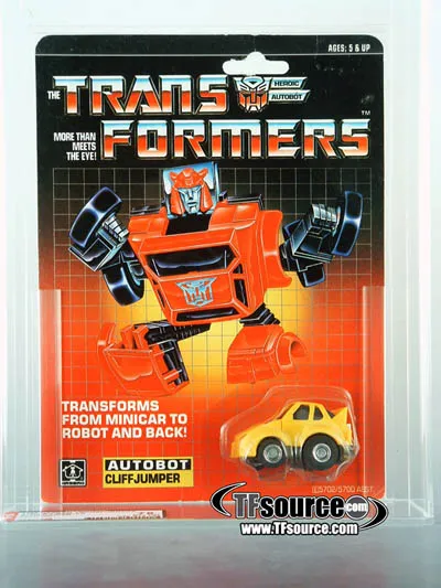 Cliffjumper Yellow Version AFA 75 Minibot Vintage Transformers G1