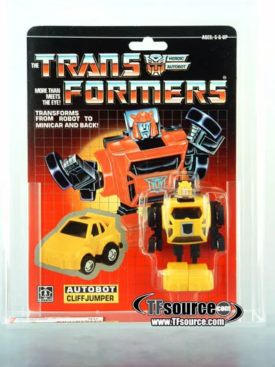 Cliffjumper Yellow Version AFA 80 Minibot Vintage Transformers G1