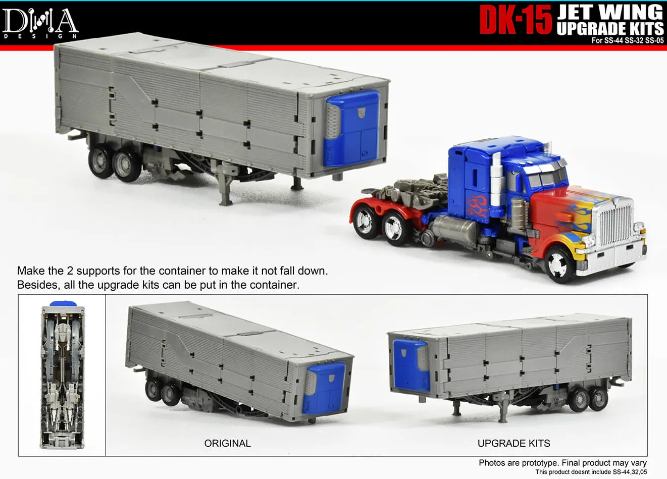 DK-15 Deluxe Version Upgrade Kit for Transformers Studio