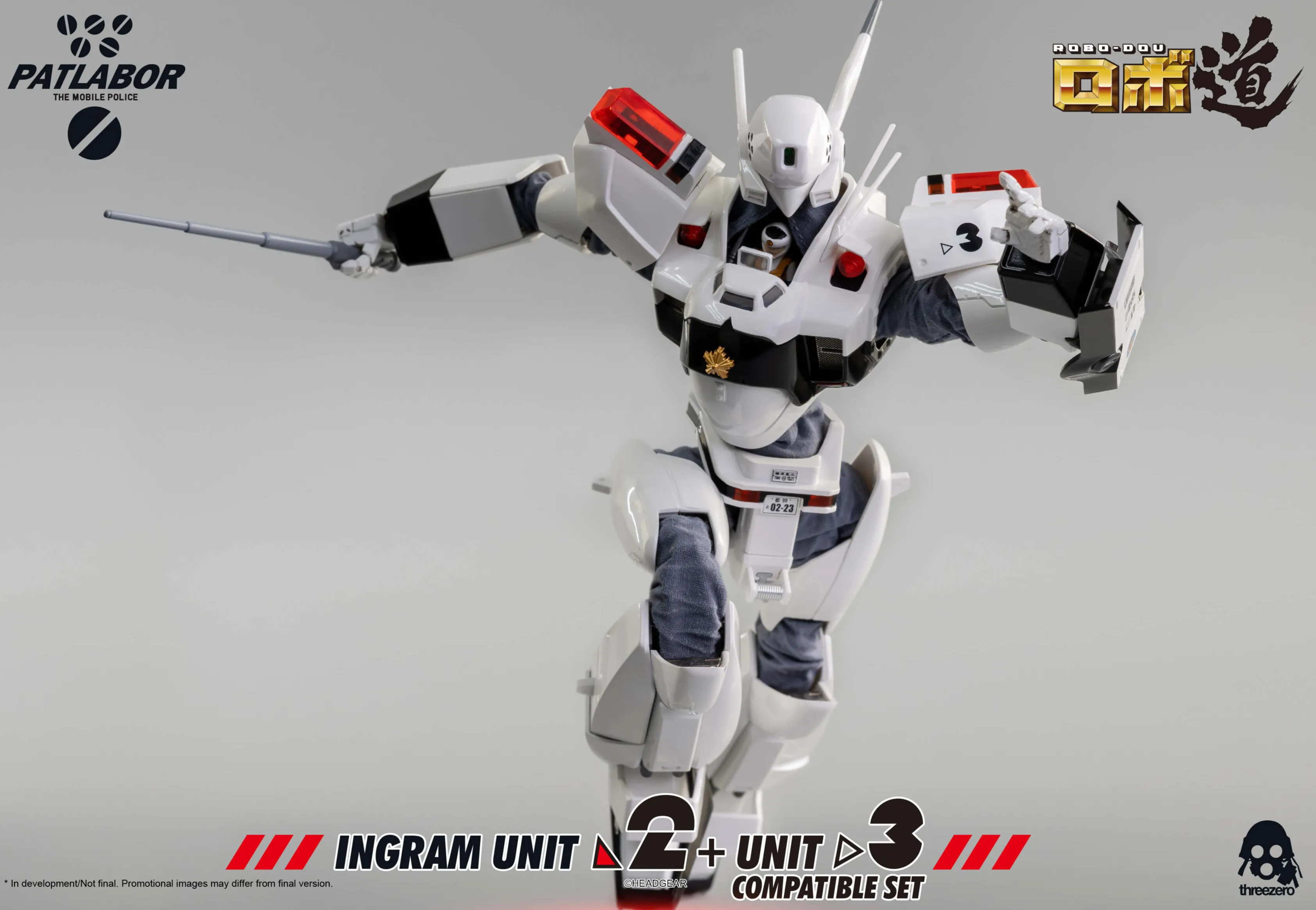 Threezero Robo-Dou Galient - Statuetta Patlabor 25cm, Redesign Kelvin Sau - 2