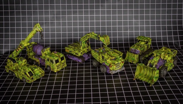 TW-C07G Constructor Weathered Green Version Set of 6 Figures